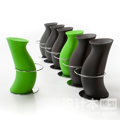 创意吧凳3d模型下载