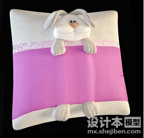 靠垫3d模型下载