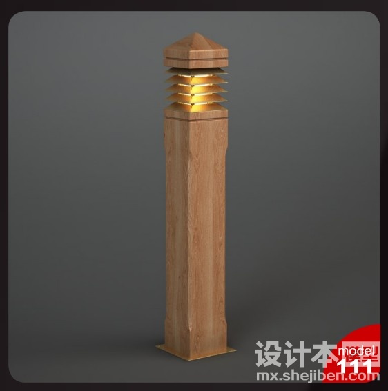 室外灯3d模型下载