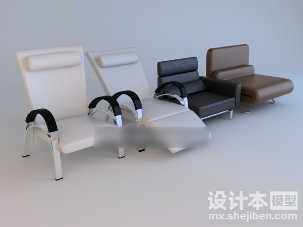 休闲椅3d模型下载