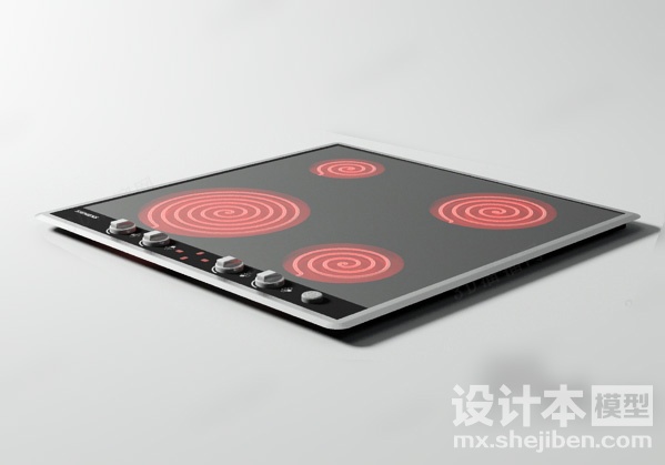 电磁炉3d模型下载