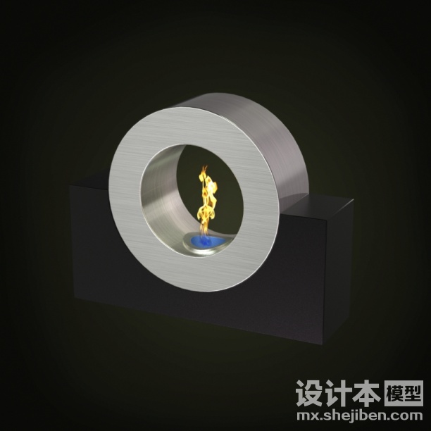 壁炉3d模型下载