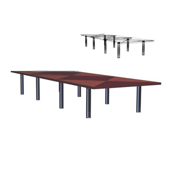 会议桌3d模型下载