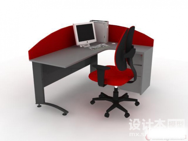 桌椅组合3d模型下载