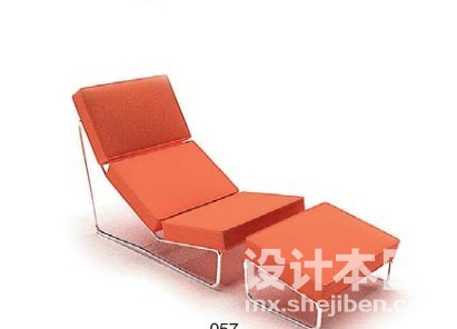 躺椅3d模型下载