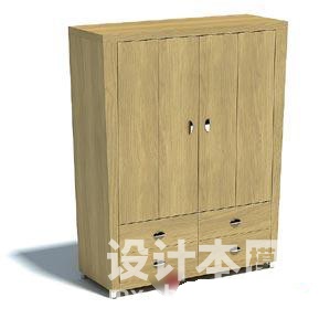 鞋柜3d模型下载