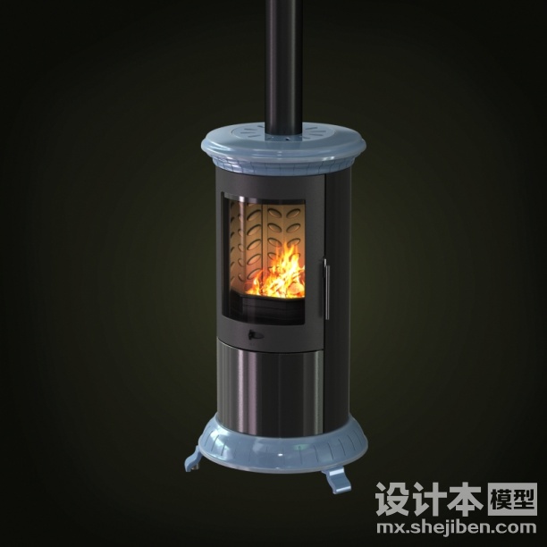 壁炉3d模型下载