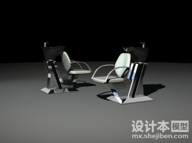 洗头椅3d模型下载