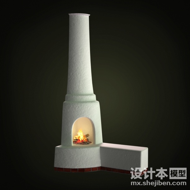 壁炉3d模型下载