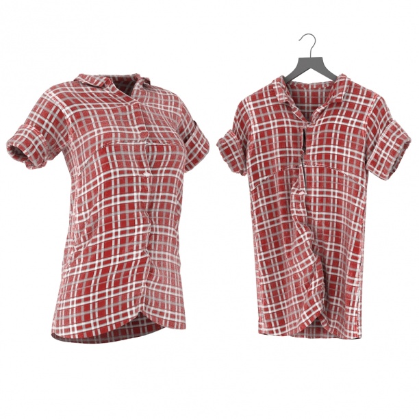 服装3d模型下载