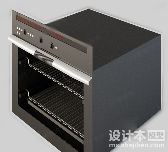 电烤箱3d模型下载