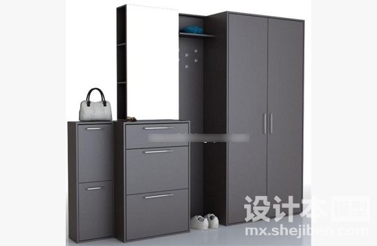 柜子3d模型下载