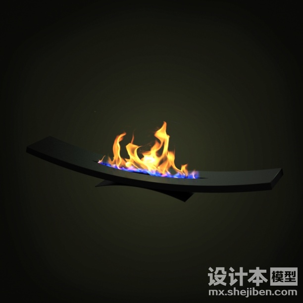 壁炉3d模型下载