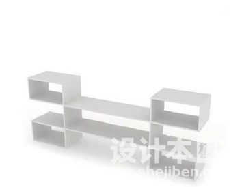 书架3d模型下载