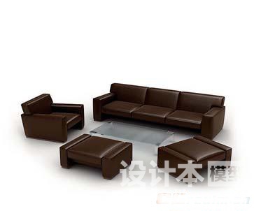 组合沙发3d模型下载
