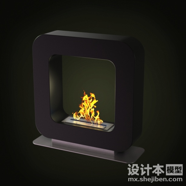 壁炉3d模型下载