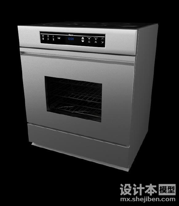 电烤箱3d模型下载