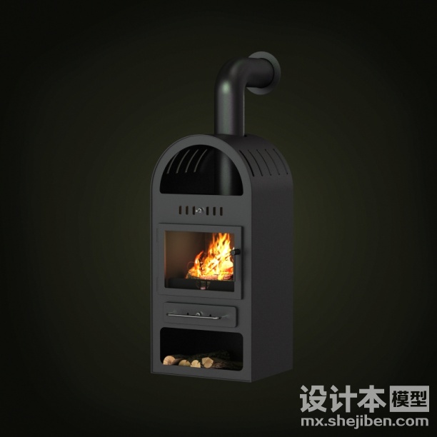 壁炉3d模型下载