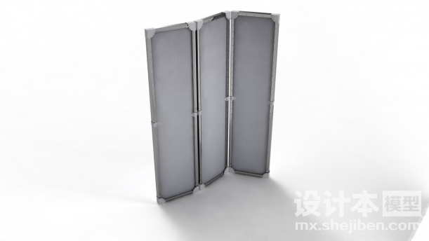 屏风隔断3d模型下载