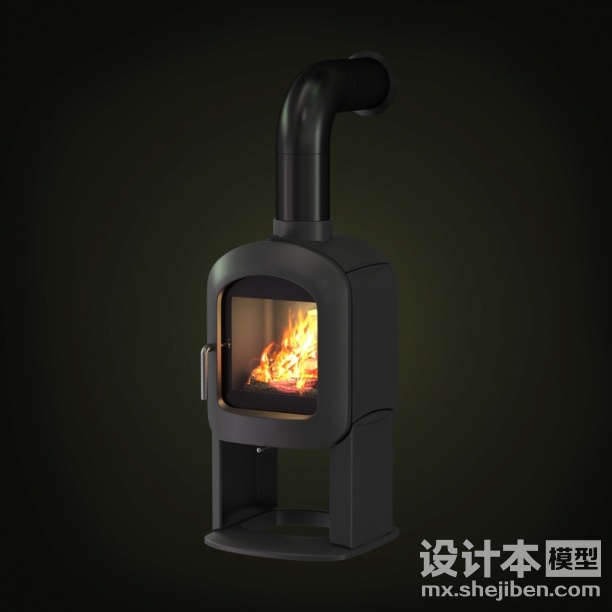 壁炉3d模型下载