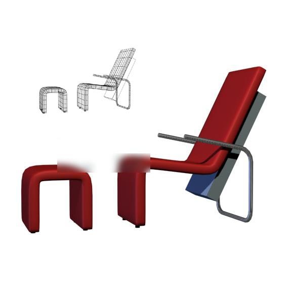 办公椅3d模型下载