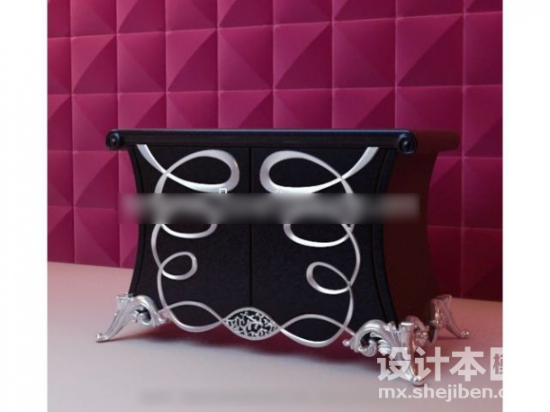 玄关厅柜3d模型下载