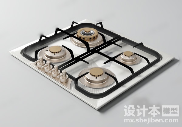 燃灶气3d模型下载