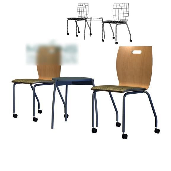 办公椅3d模型下载