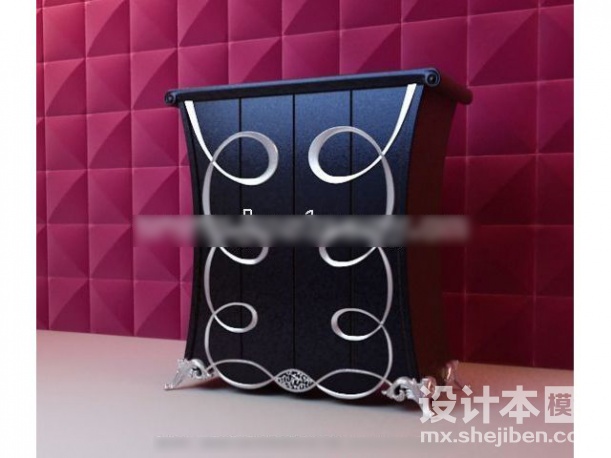 玄关厅柜3d模型下载
