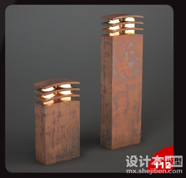 室外灯3d模型下载