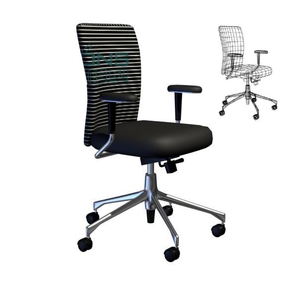 办公椅3d模型下载