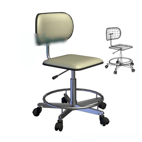 办公椅3d模型下载