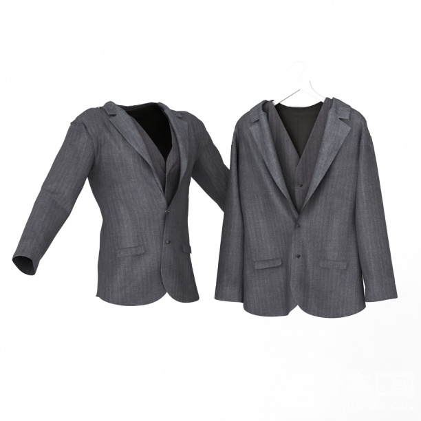 服装3d模型下载
