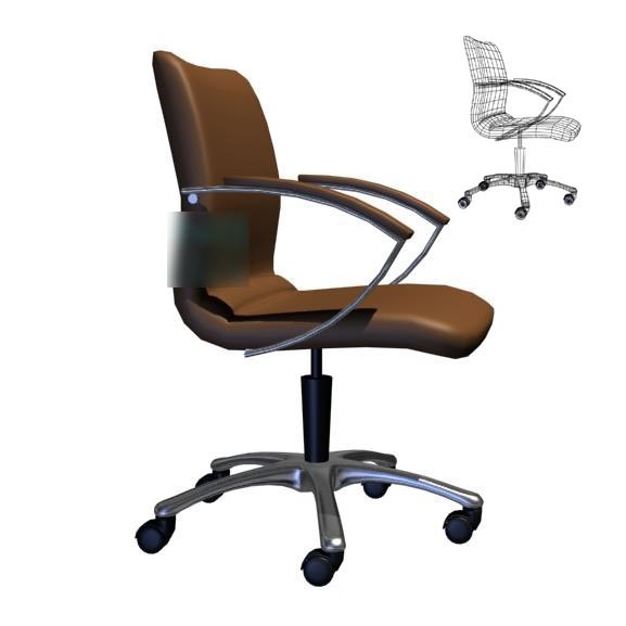 办公椅3d模型下载