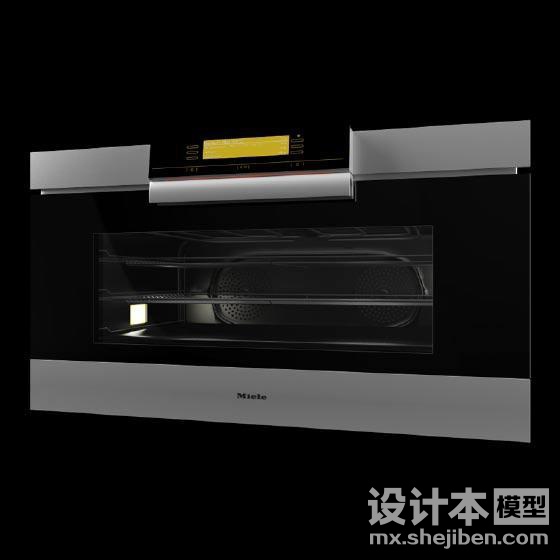 电烤箱3d模型下载