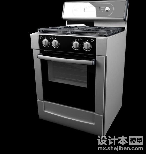 电烤箱3d模型下载