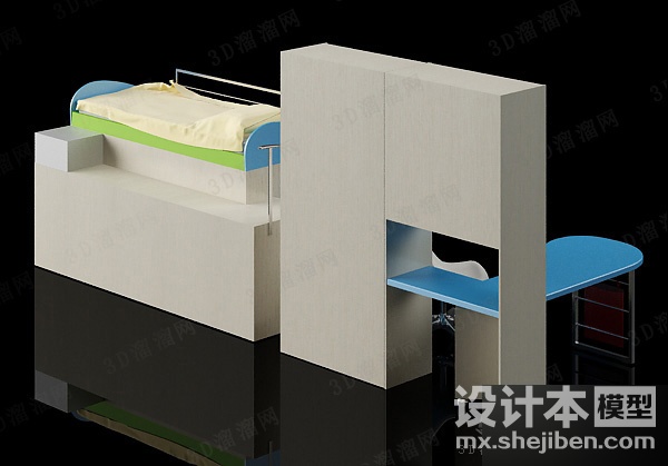 儿童床3d模型下载