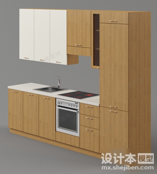 橱柜3d模型下载