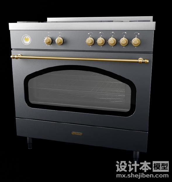电烤箱3d模型下载