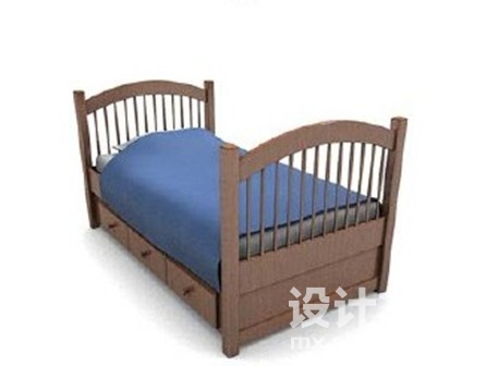 床3d模型下载