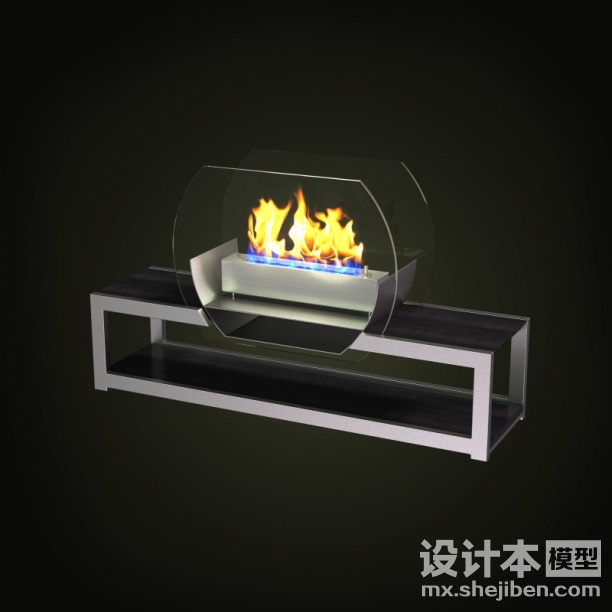 壁炉3d模型下载