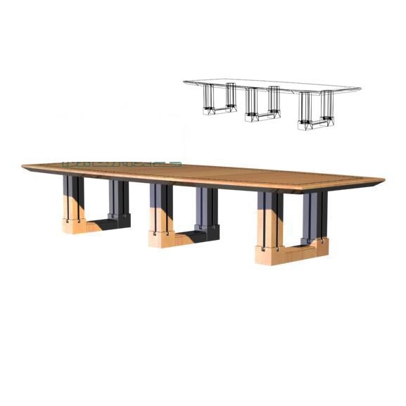 会议桌3d模型下载