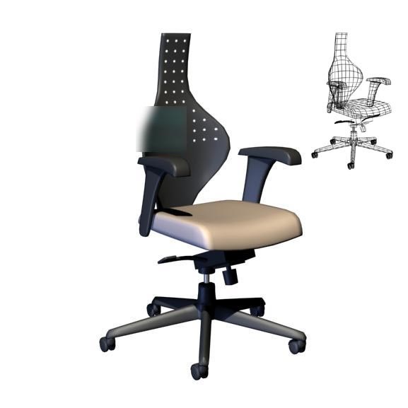 办公椅3d模型下载