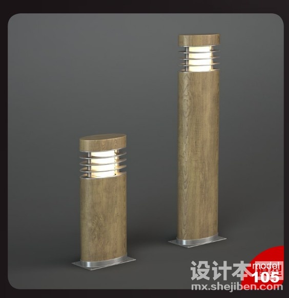 室外灯3d模型下载
