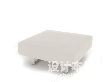沙发凳3d模型下载