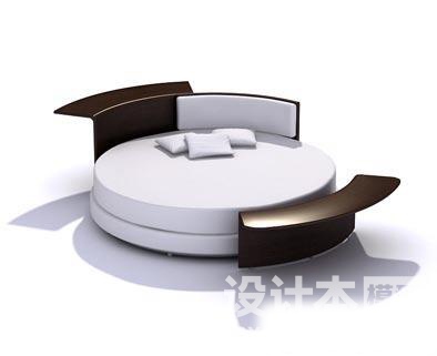 圆床3d模型下载