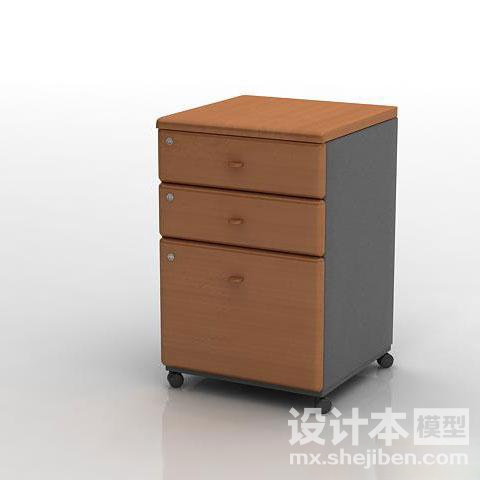 床头柜3d模型下载