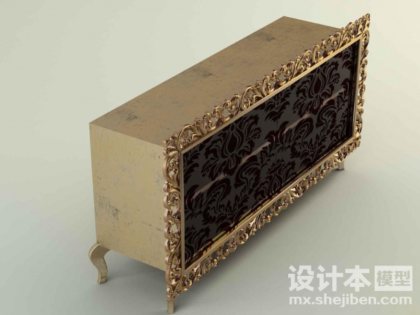 鞋柜3d模型下载