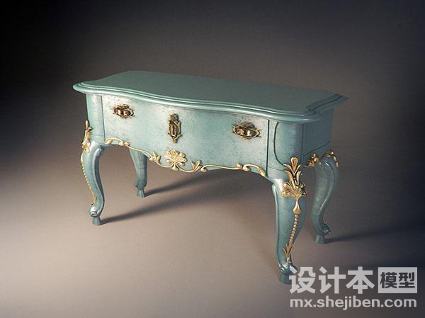 梳妆台3d模型下载