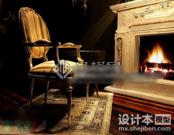 沙发椅3d模型下载